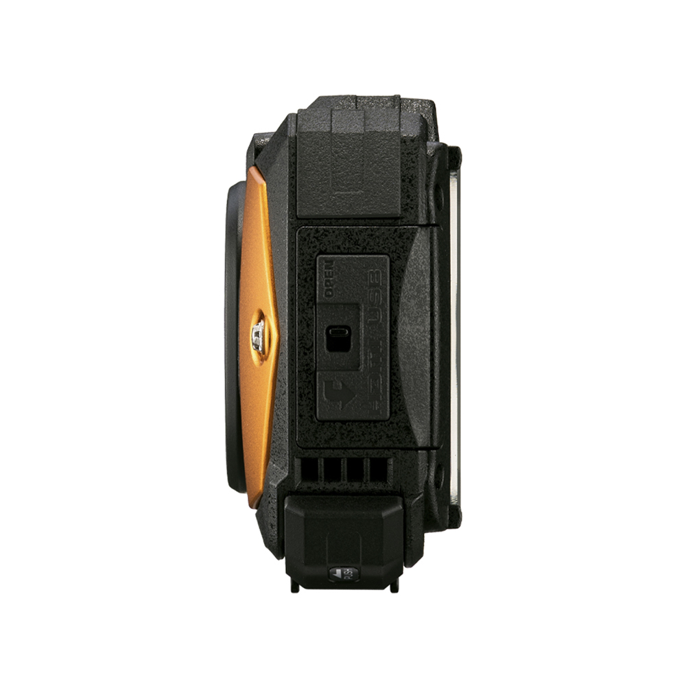 Водонепроницаемый фотоаппарат Ricoh WG-80 оранжевый с черным