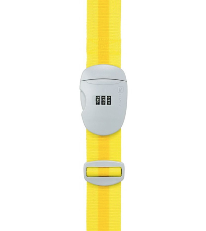 Ремень для багажа кодовый (Цвет: желтый)
