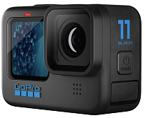 Экшн-камера GoPro HERO 11 Black Edition + монопод + прищепка с удлинителем + карта памяти 128Гб
